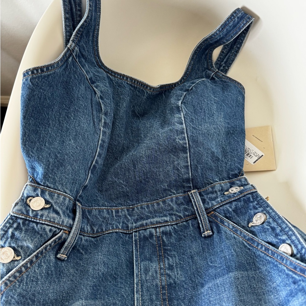 MOTHER Backless Denim Dress